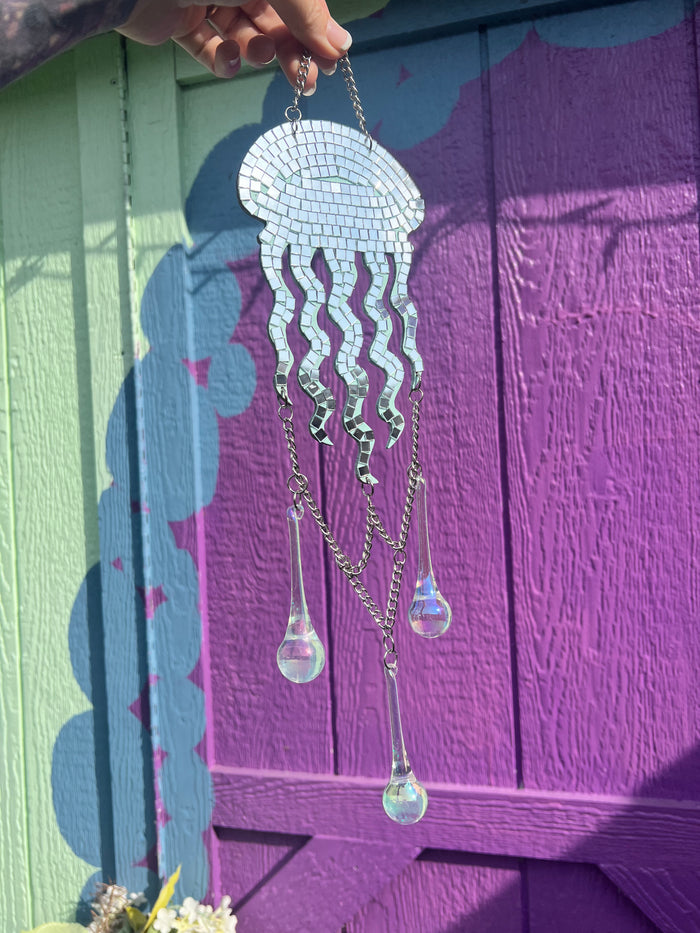 Disco Jellyfish wall/window hang