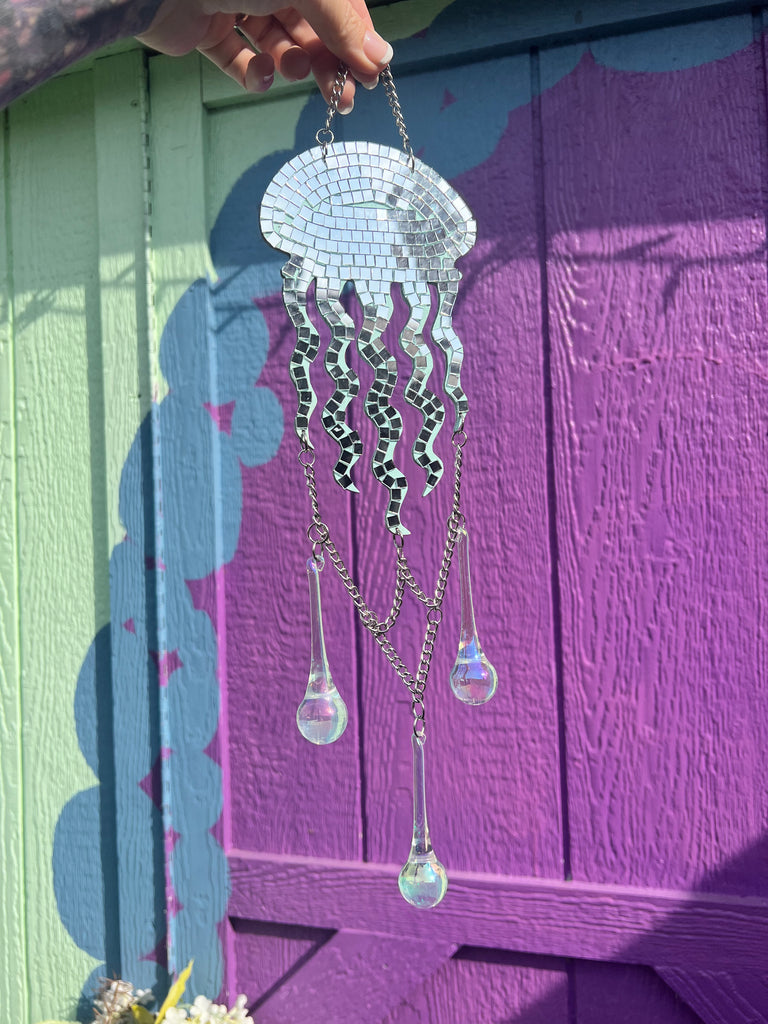 Disco Jellyfish wall/window hang