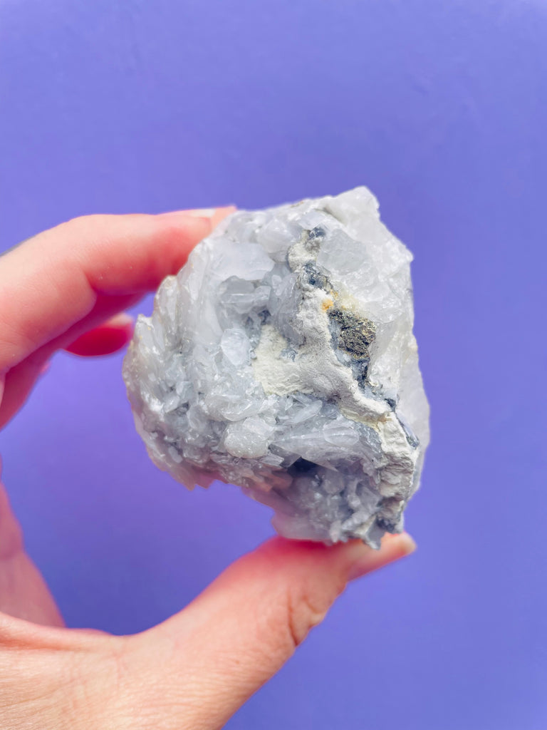 Barite, Fluorite, Pyrite, Quartz, Calcite, Chalcopyrite no.7