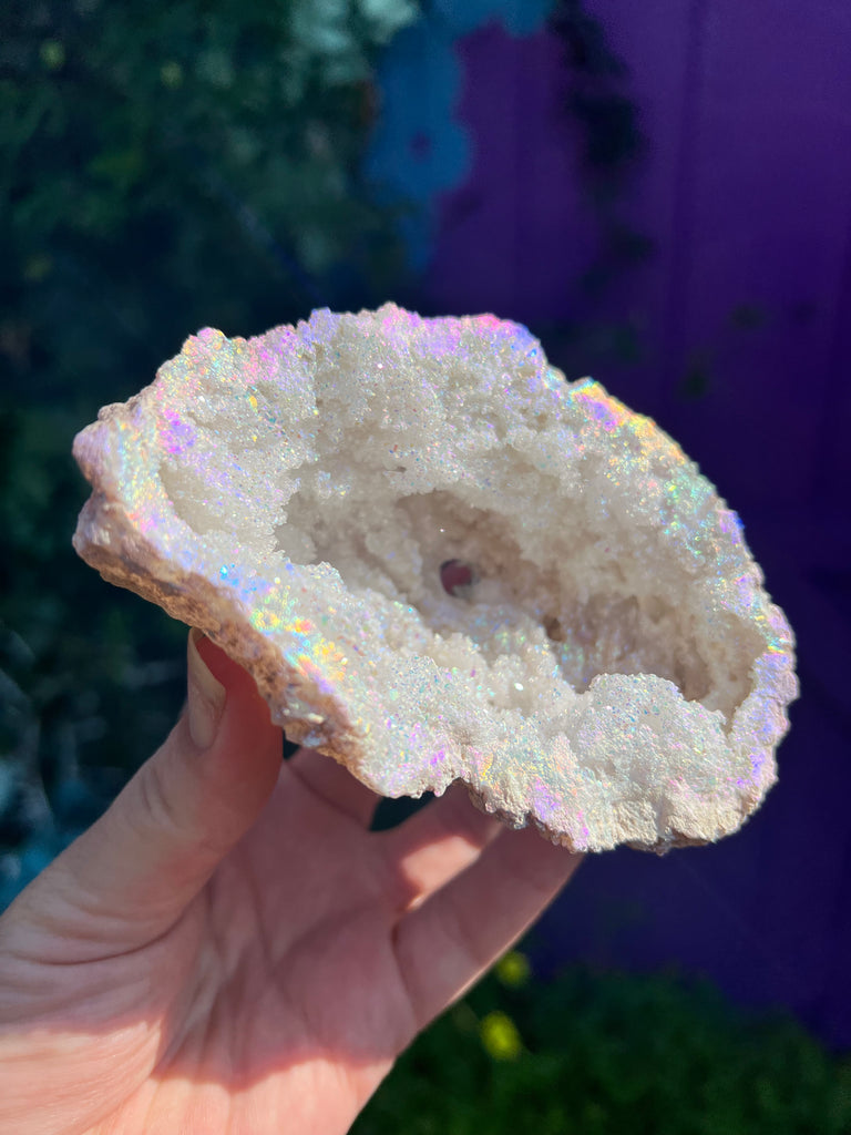 Aura Quartz Geode