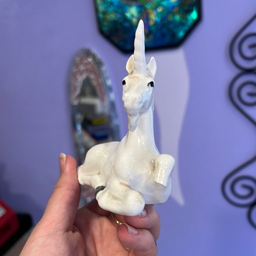 Ceramic unicorn (broken)