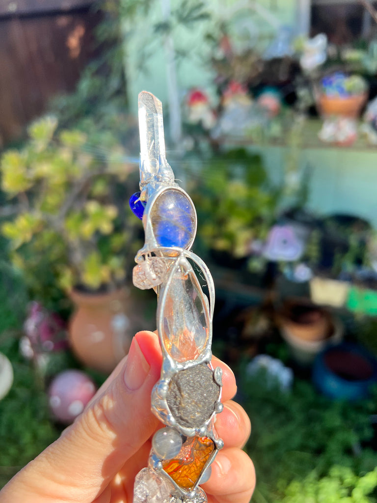 Reiki Crystal Energy wand for intuition and grounding