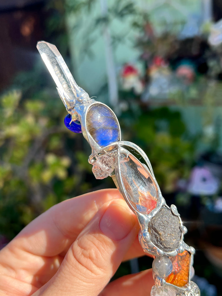 Reiki Crystal Energy wand for intuition and grounding