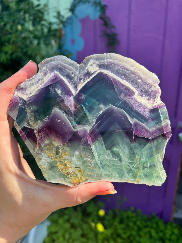 Fluorite slab from personal collection
