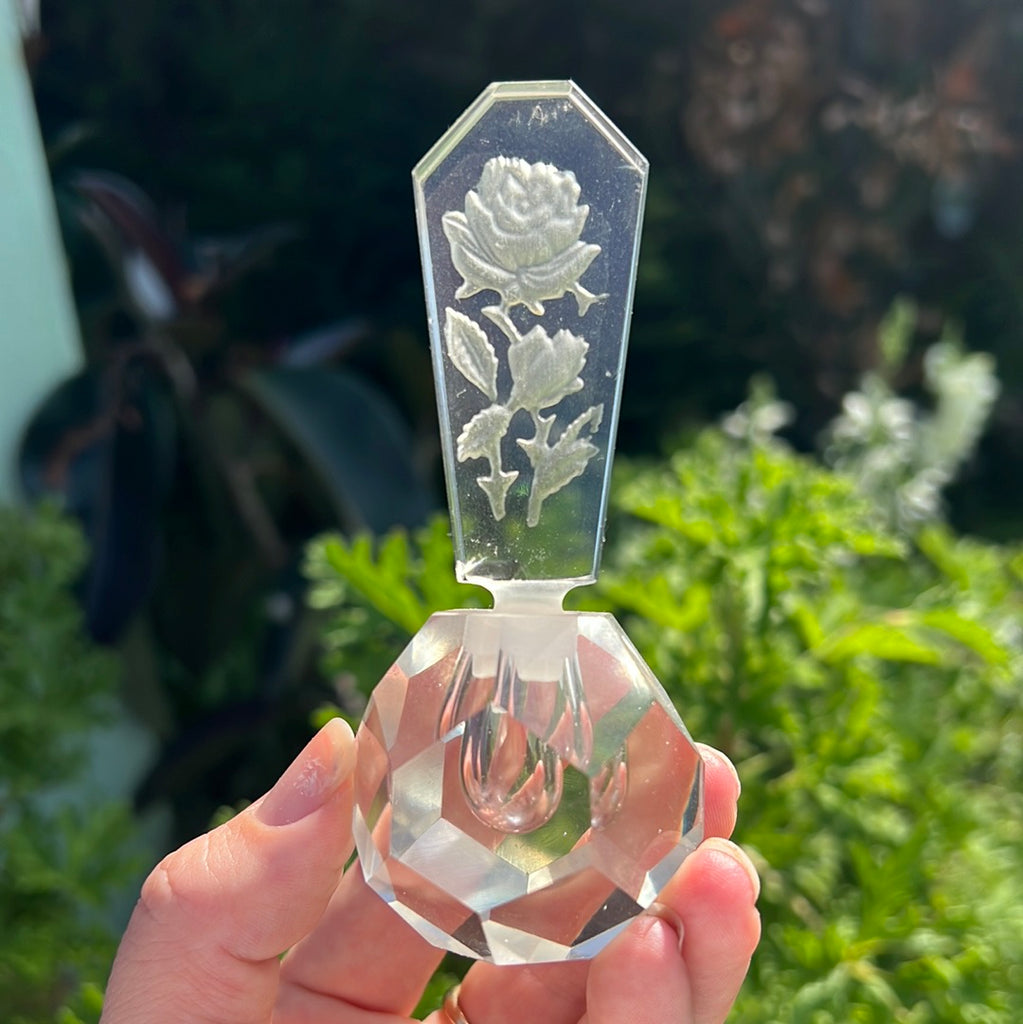 Vintage Glass perfume bottle