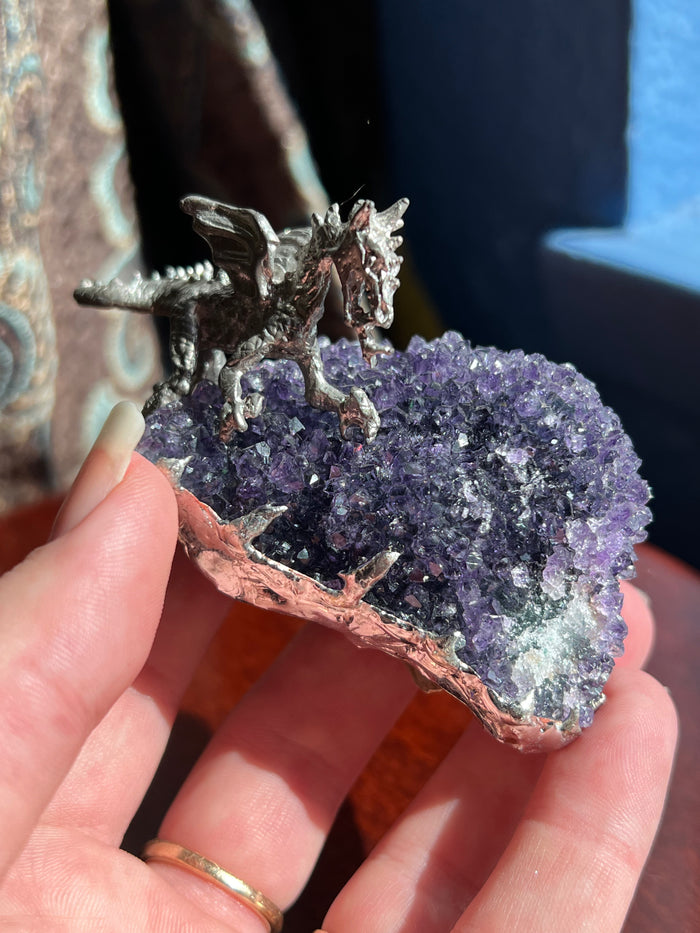 The Dragon who claimed the Amethyst