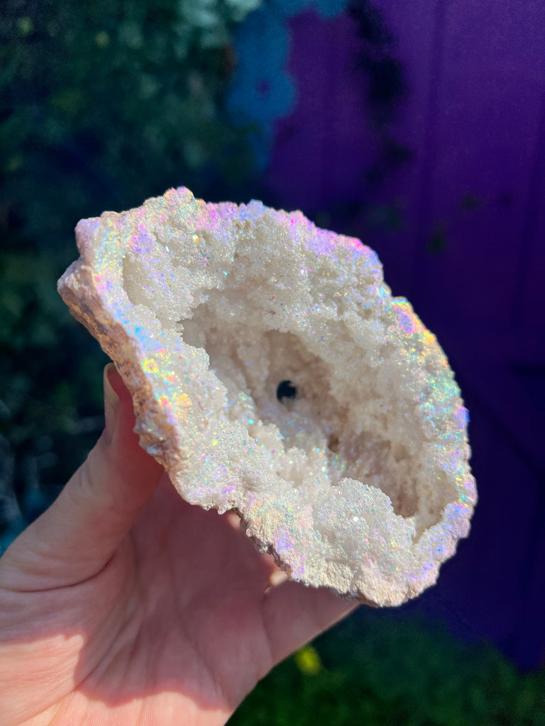 Aura Quartz Geode