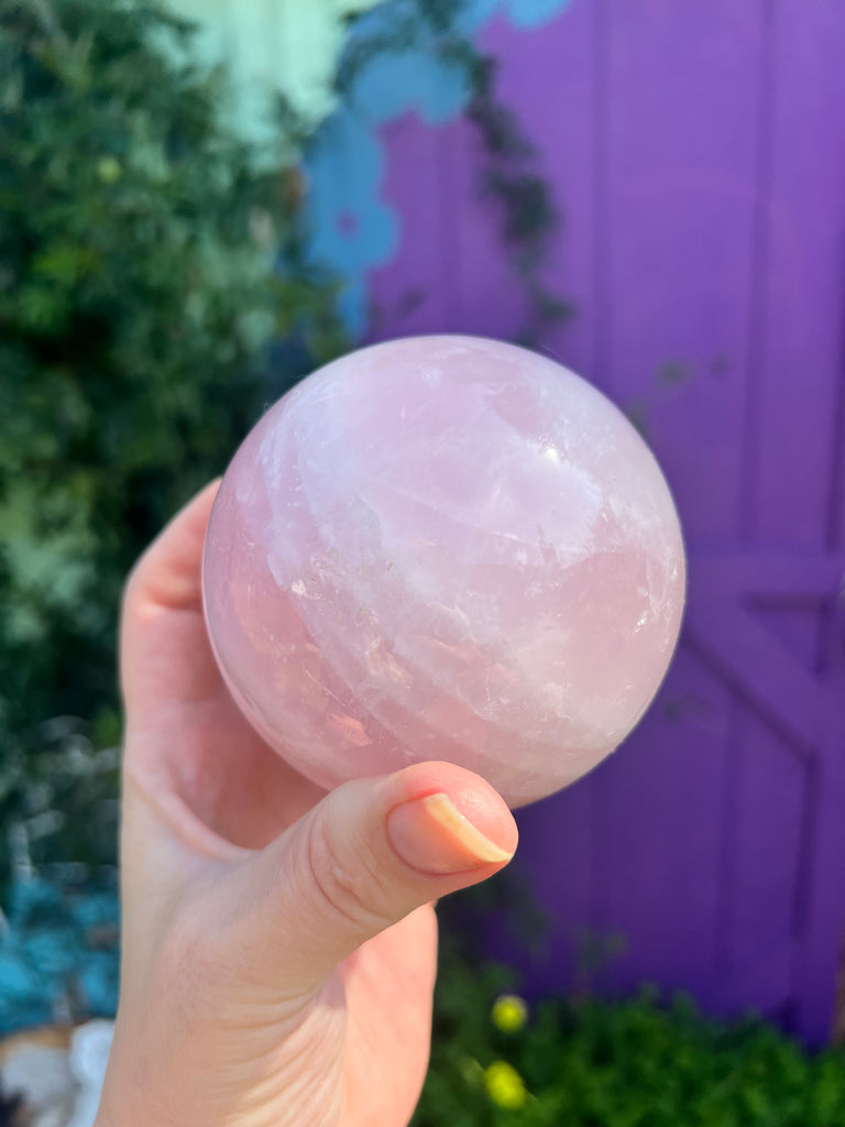 Rose Quartz Sphere no.2