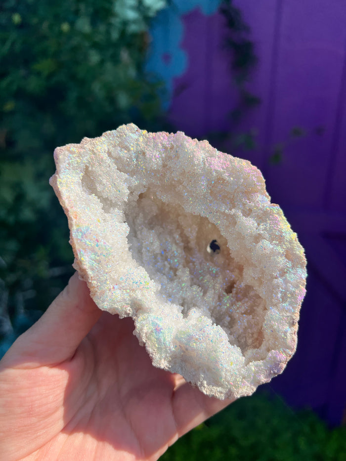 Aura Quartz Geode