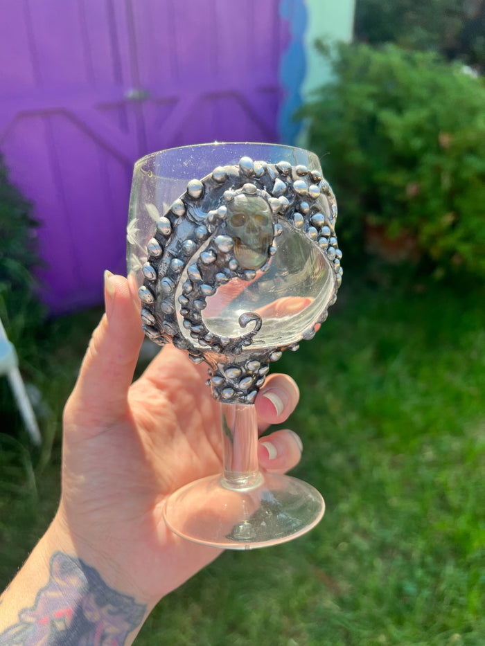 Octopus Wine Glass