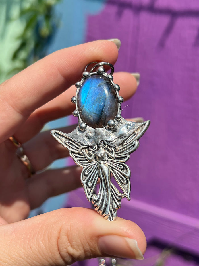 Labradorite Fairy Amulet