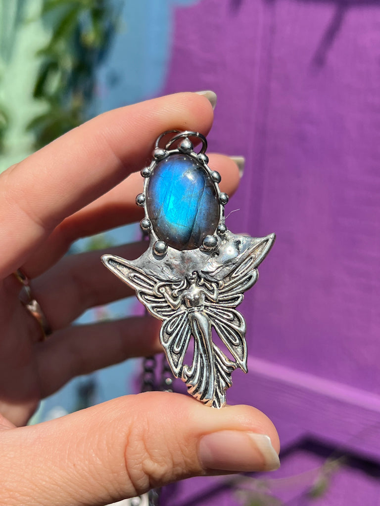Labradorite Fairy Amulet