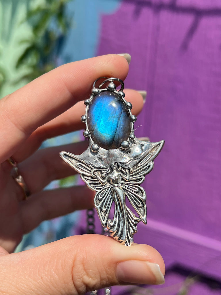Labradorite Fairy Amulet