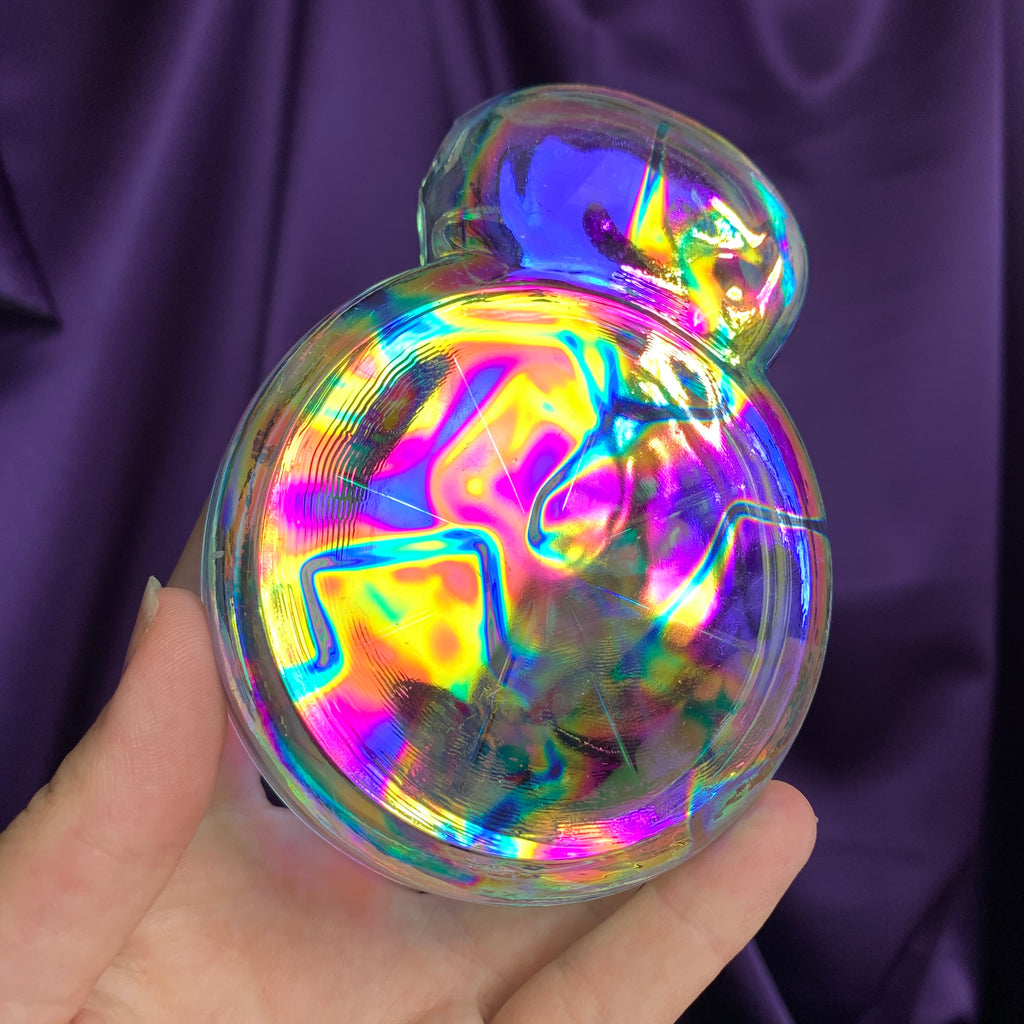 Aurafied Glass Ashtray/cupholder