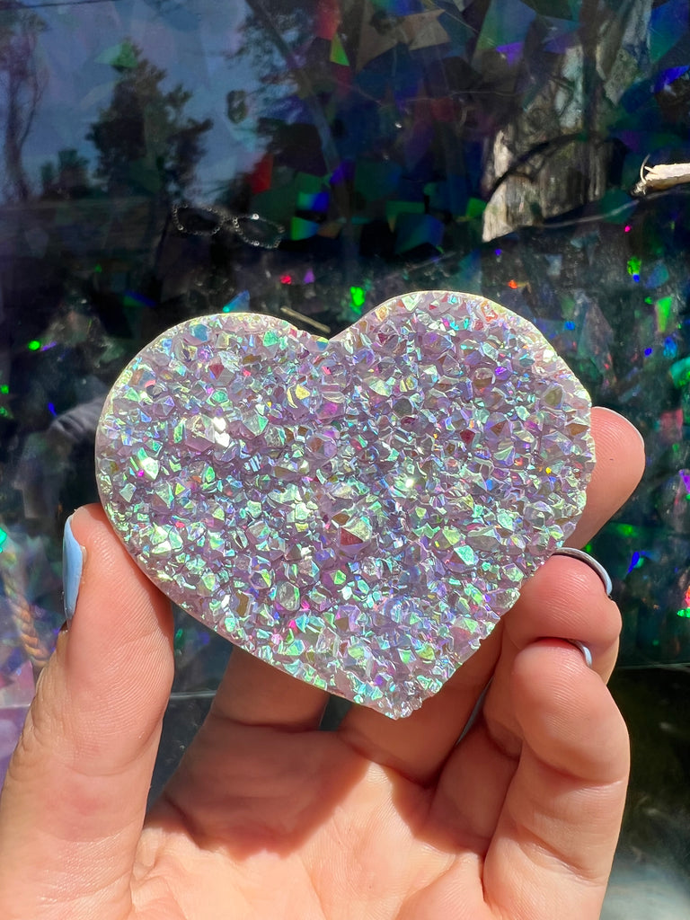 Aura Amethyst Heart no.3