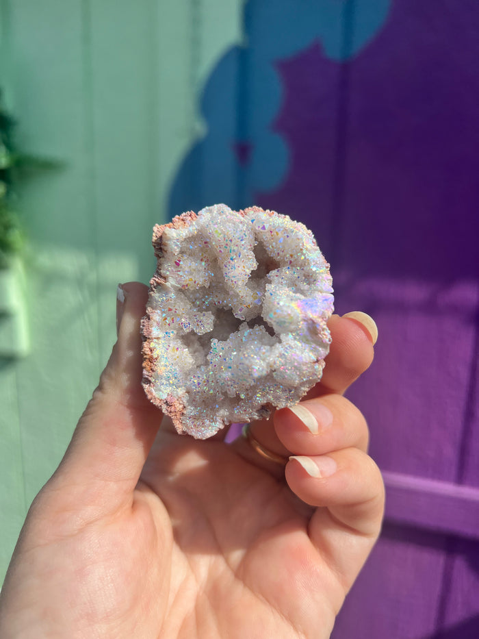 Aura Quartz Geode no.6