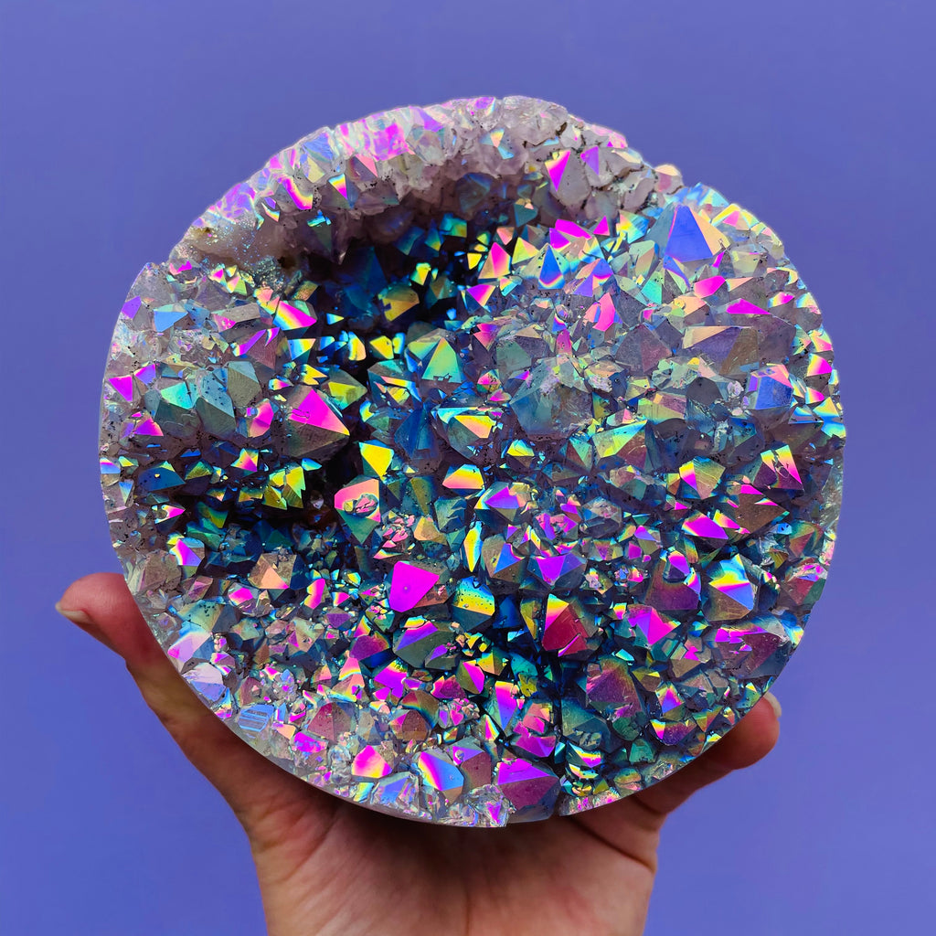 XL Aura Amethyst sphere