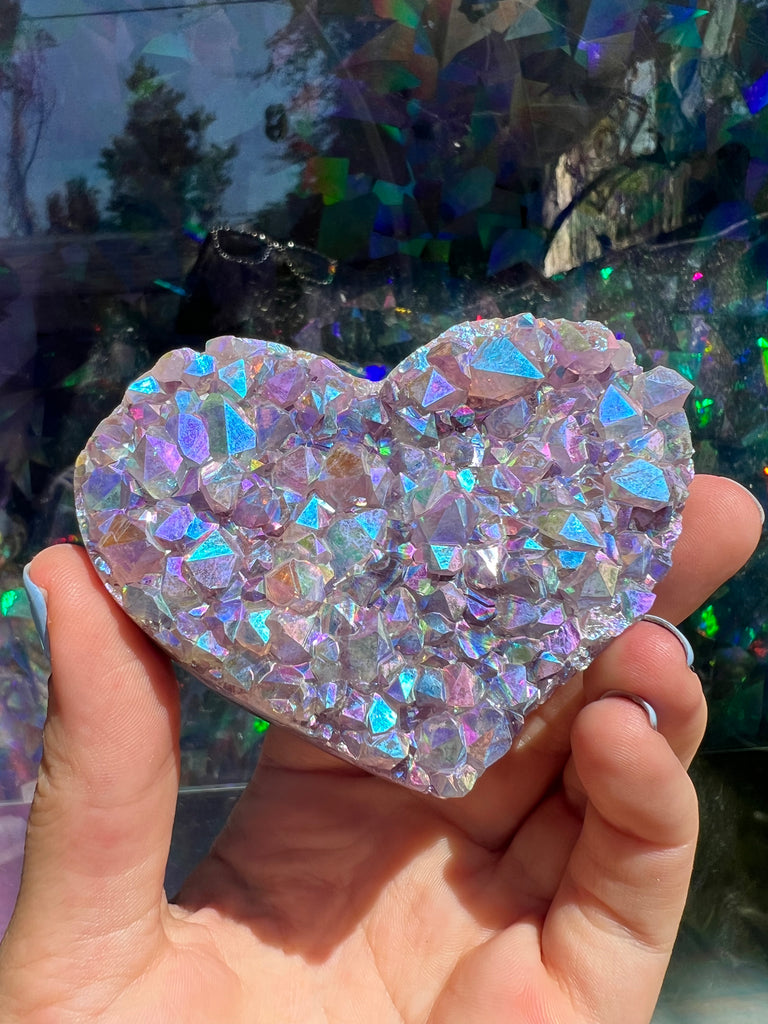 Aura Amethyst Heart no.2