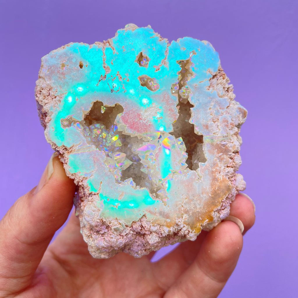 Aura Quartz Geode no.3