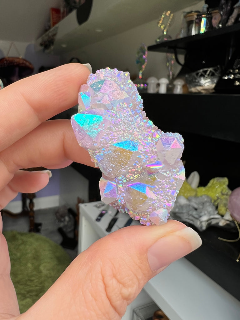 Aura Spirit Quartz cluster no.2