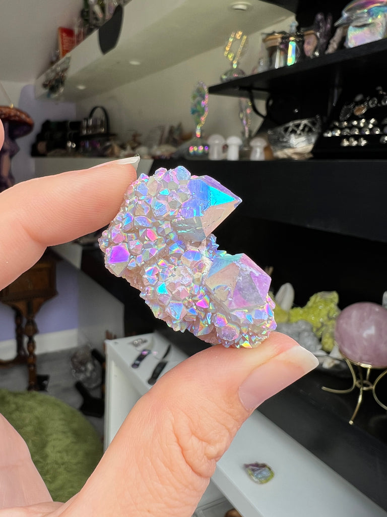 Aura Spirit Quartz cluster no.6