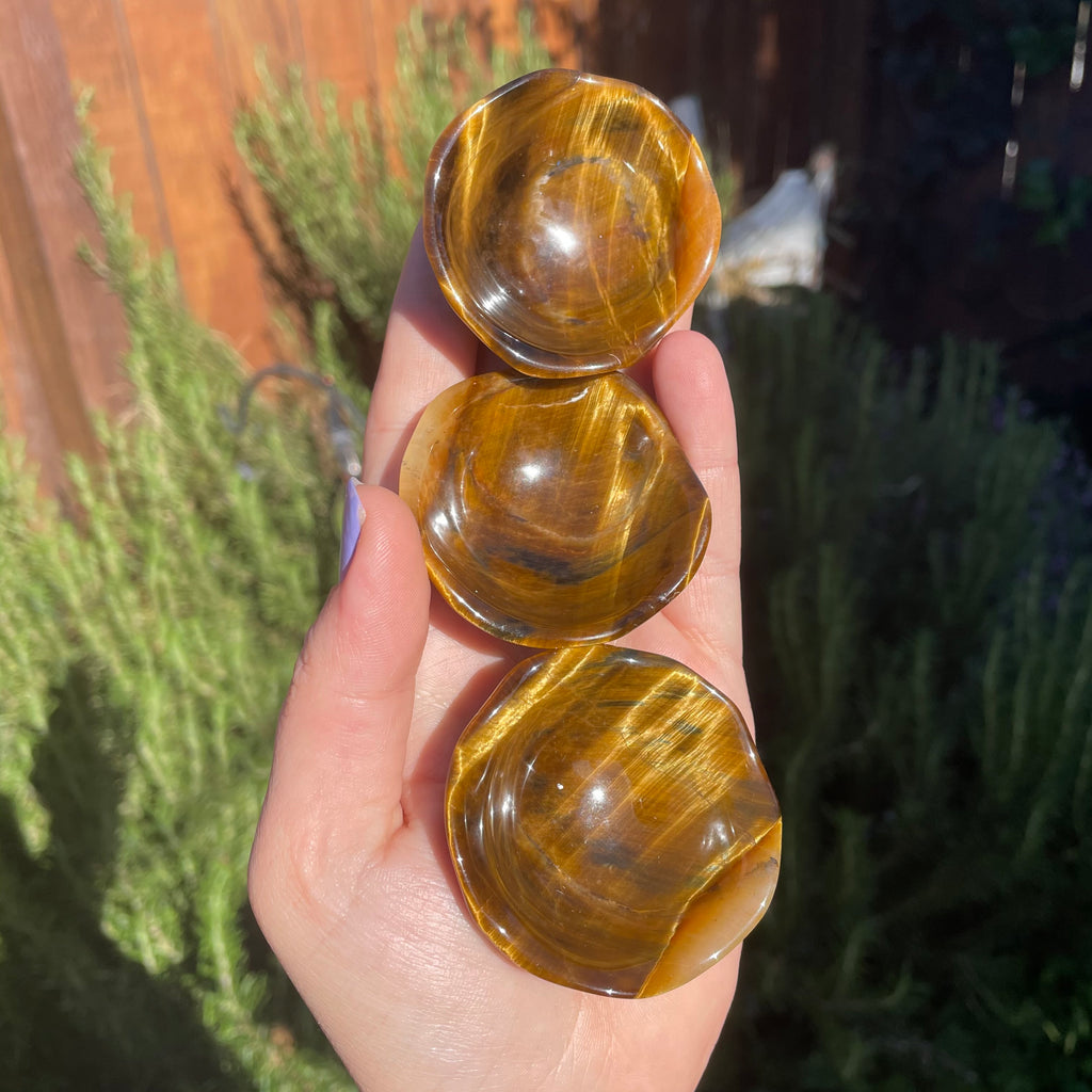 Tigers Eye mini Fairy Bowl (1pc)