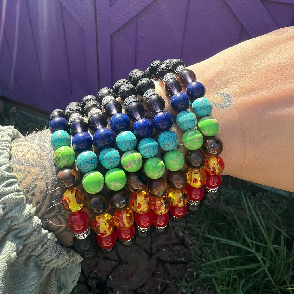 Rainbow Lava bread bracelet (1pc)