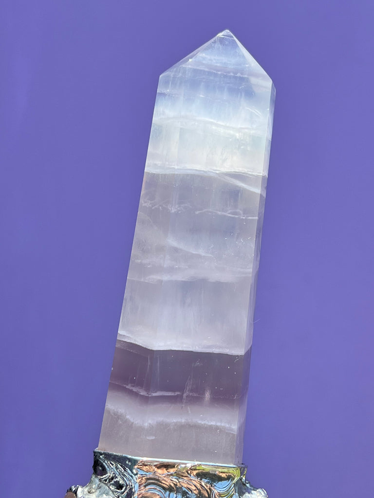Fluorite Dragon Spirit Wand, Channel water and fire
