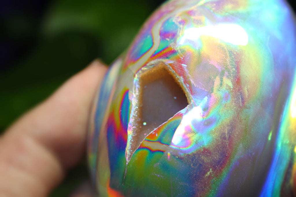 Aura Chalcedony Penguin no.1