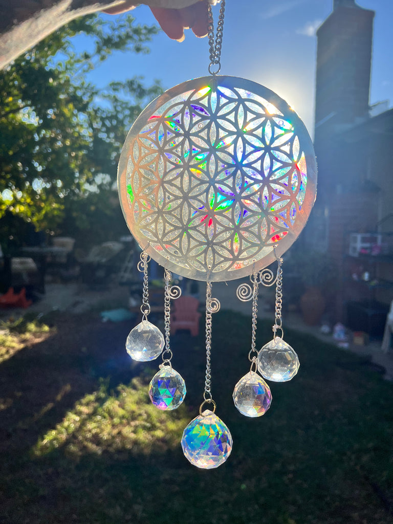 Flower of Life holographic rainbow maker