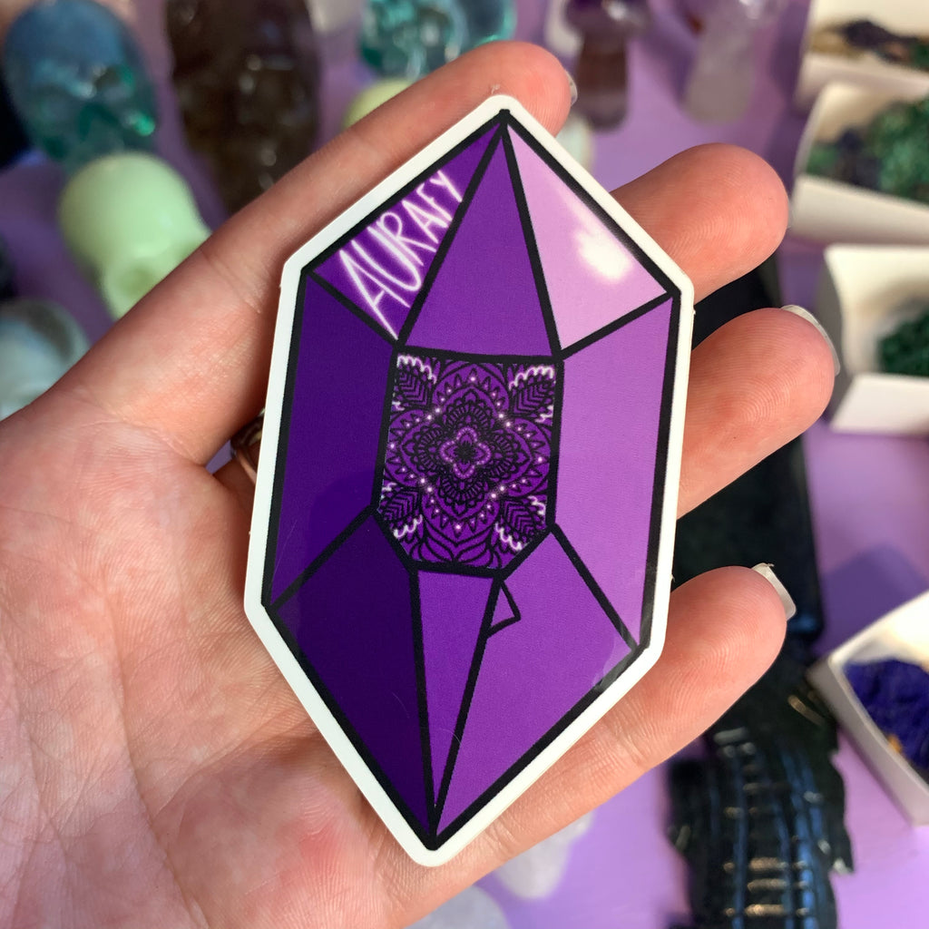 Purple Aurafy Sticker