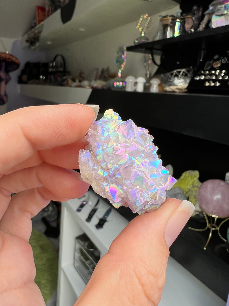 Aura Spirit Quartz cluster no.3