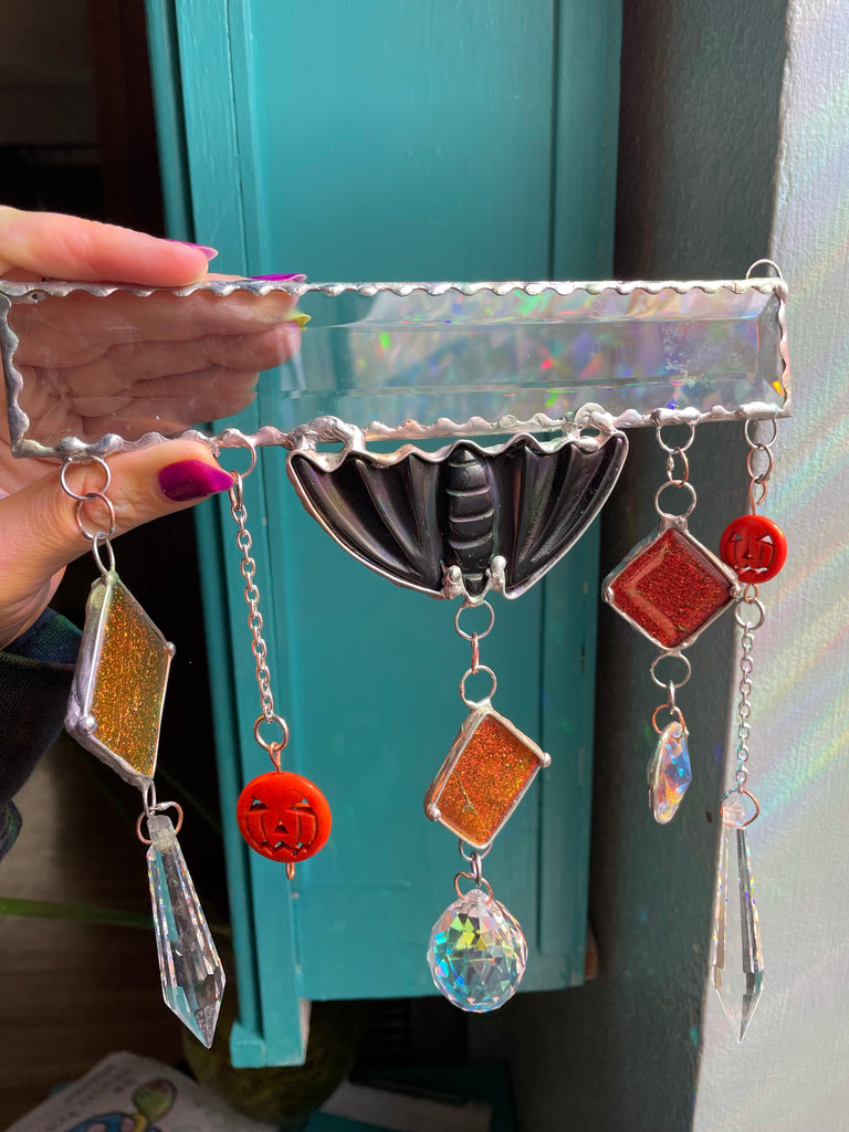 Halloween Window Sun Catcher - It’s Freakin Bats