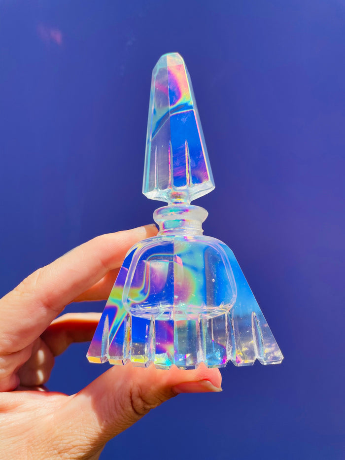 Aurafied Vintage glass Perfume Bottle no.6