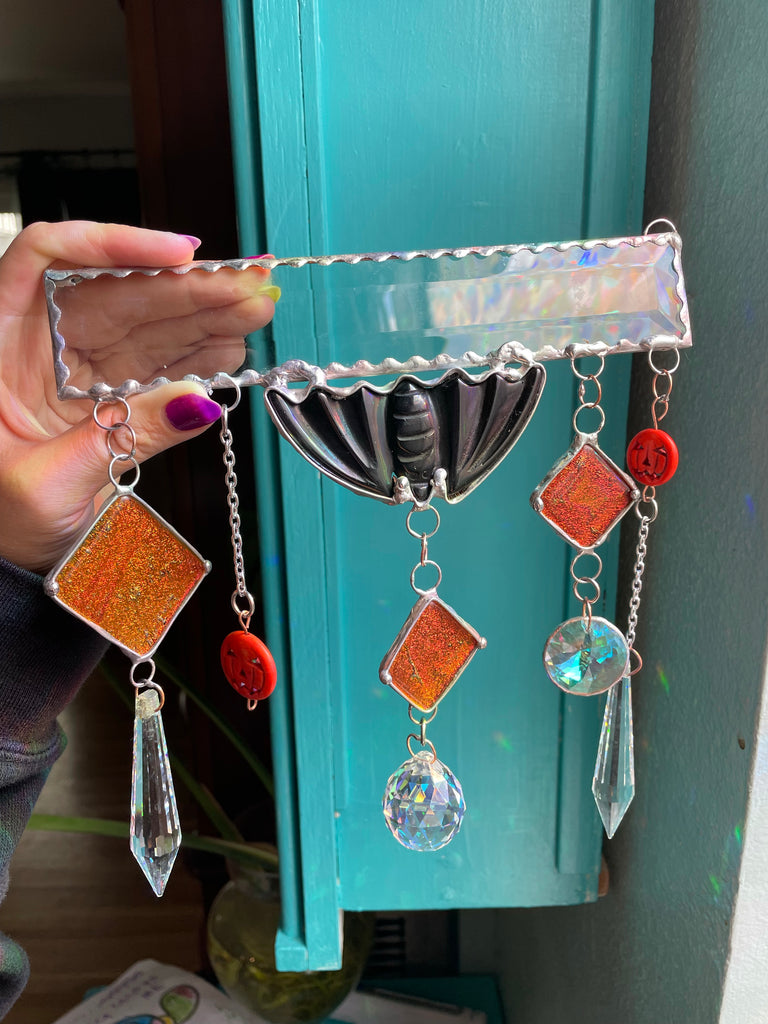 Halloween Window Sun Catcher - It’s Freakin Bats