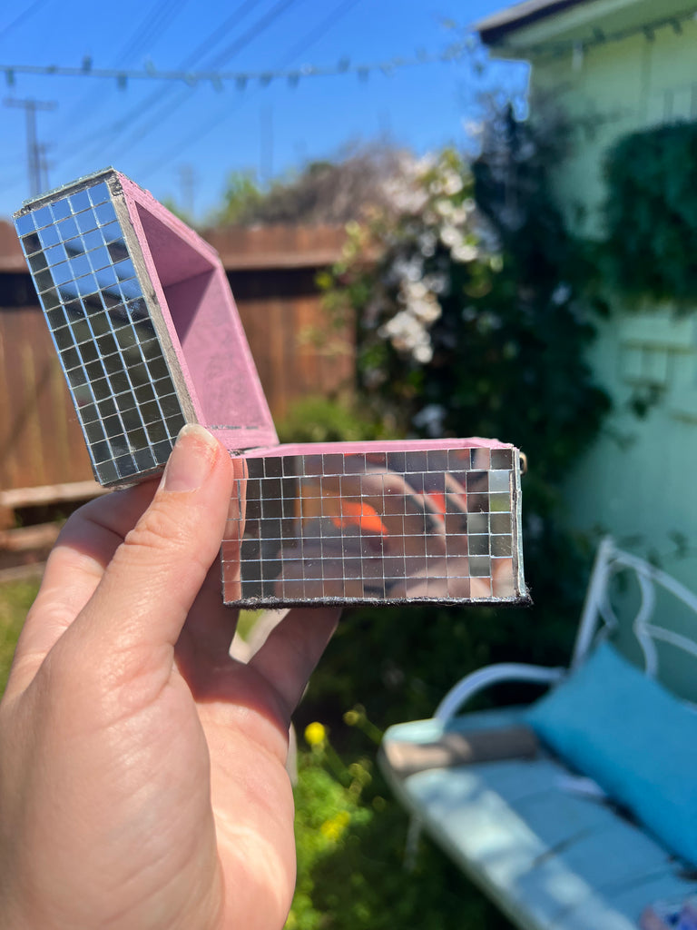 Glass Mosaic Mini Wooden Box