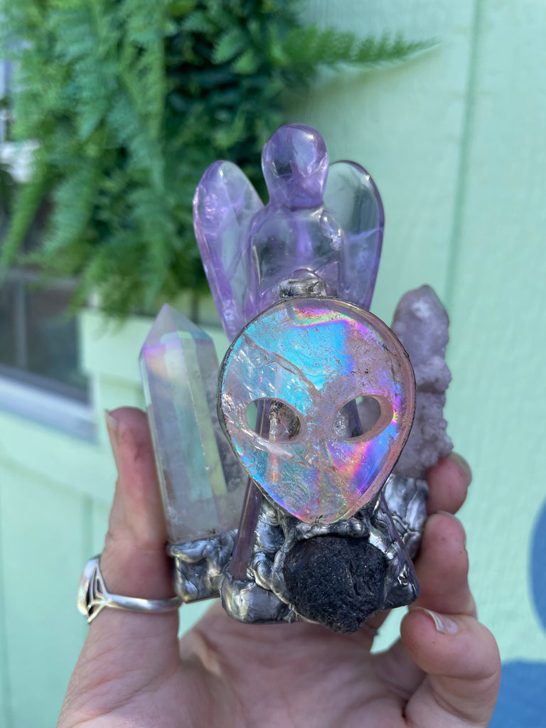 Angels And Aliens sculpture
