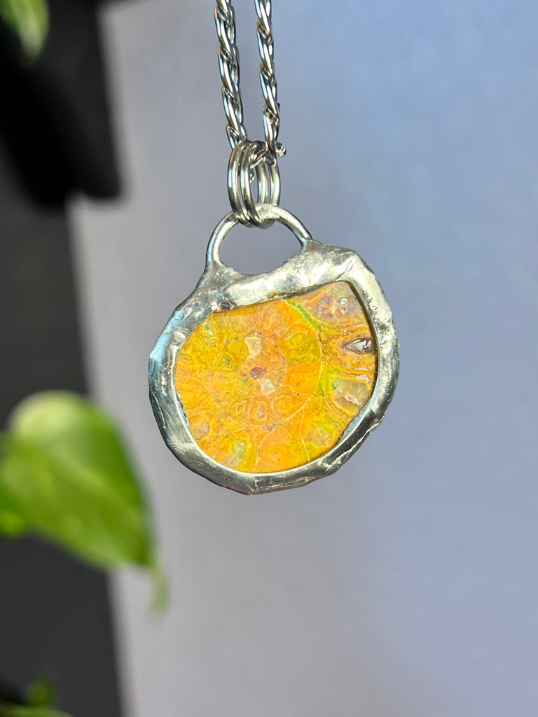 Holographic Ammonite amulet no.7