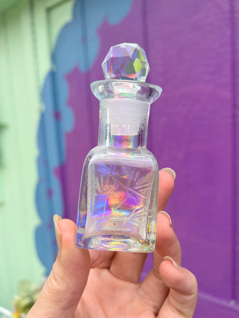 Aurafied Vintage glass Bottle