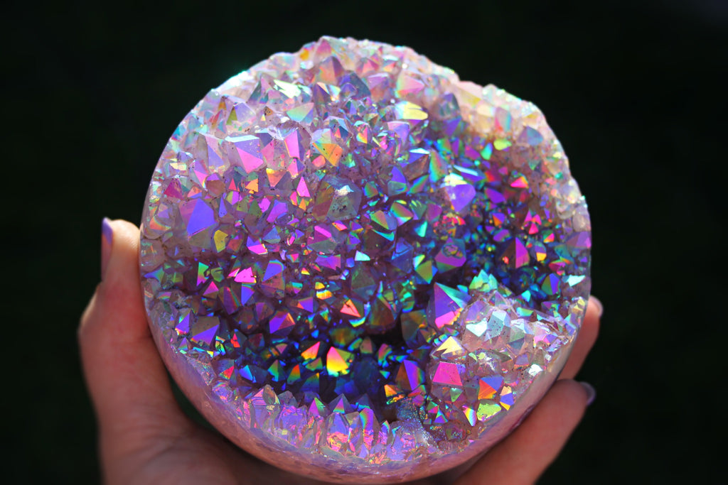 XL Aura Amethyst sphere