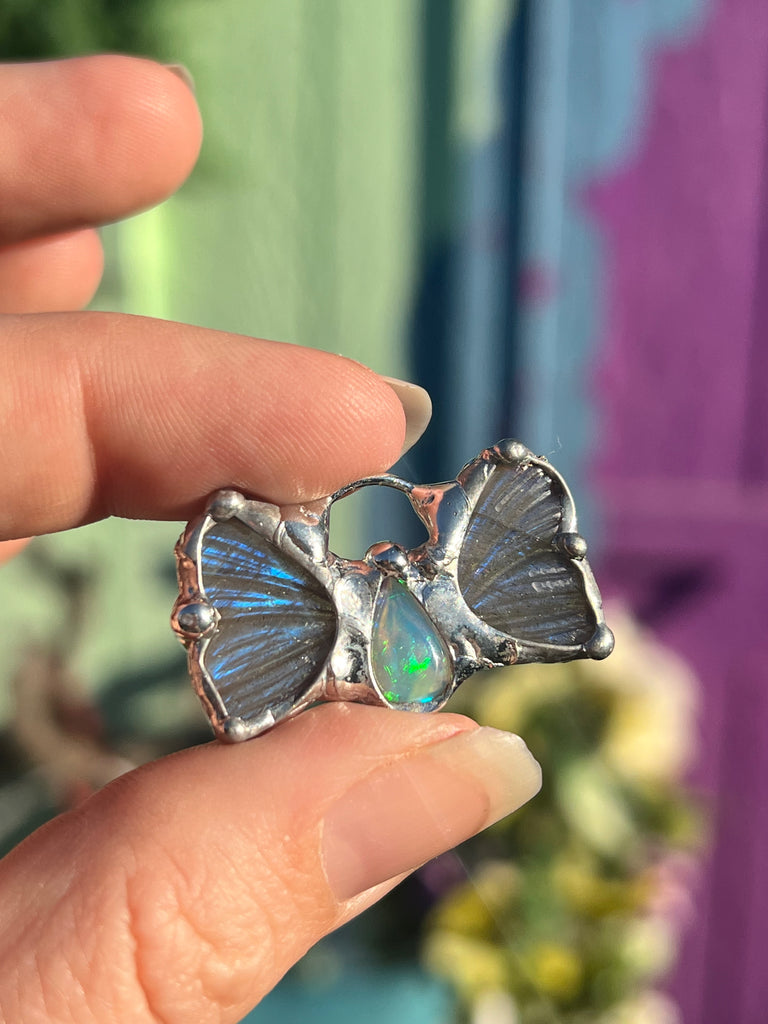 Tobaira Opal and Labradorite fairy