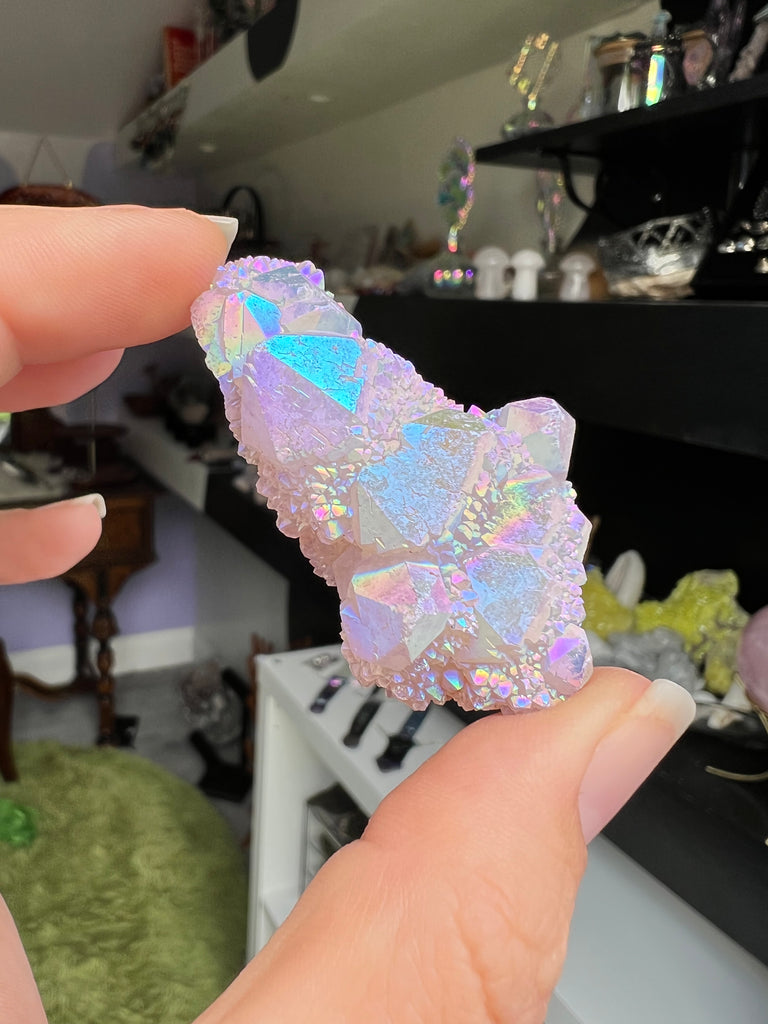 Aura Spirit Quartz cluster no.2