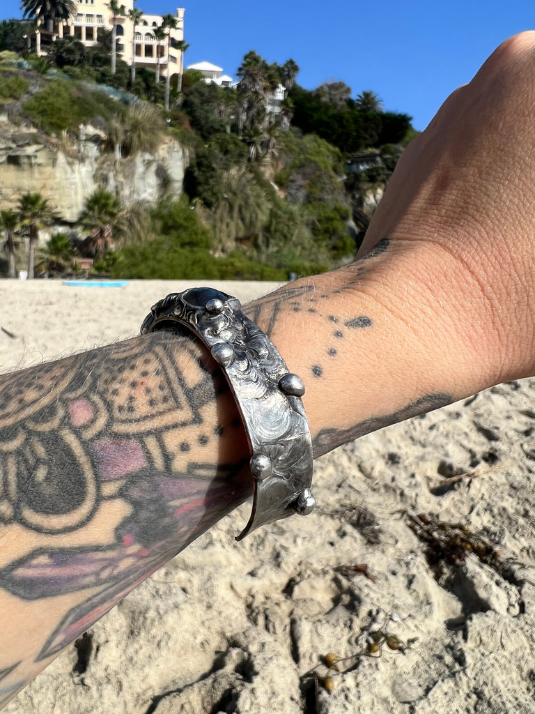 Labradorite rose Bangle