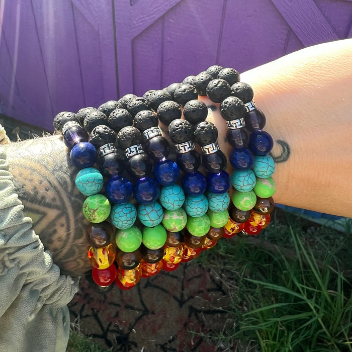 Rainbow Lava bread bracelet (1pc)