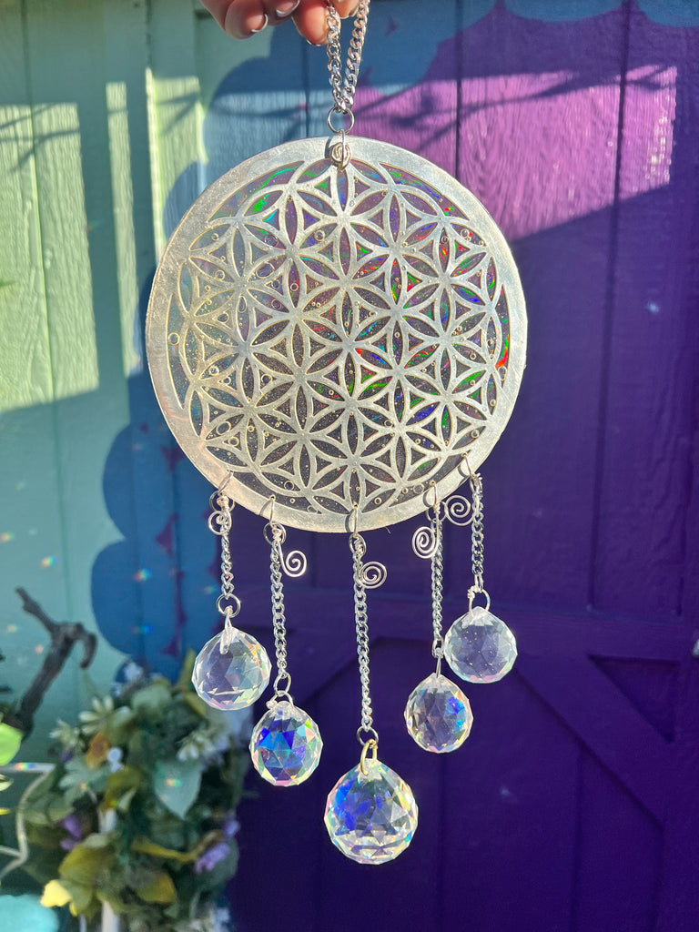 Flower of Life holographic rainbow maker