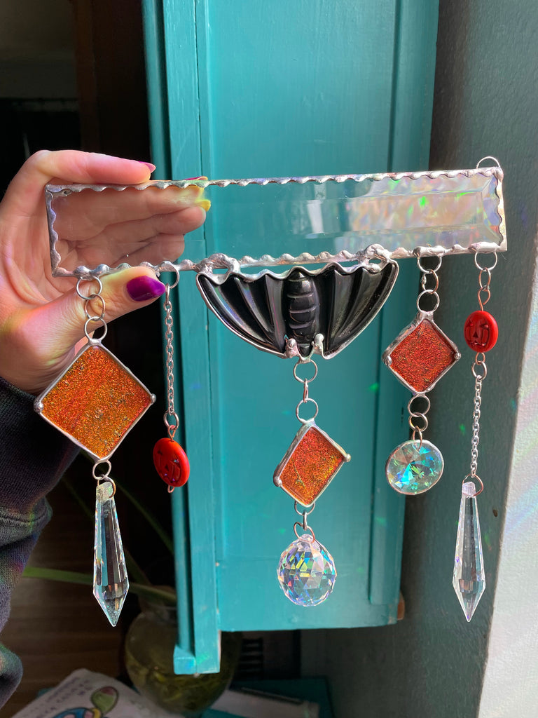 Halloween Window Sun Catcher - It’s Freakin Bats