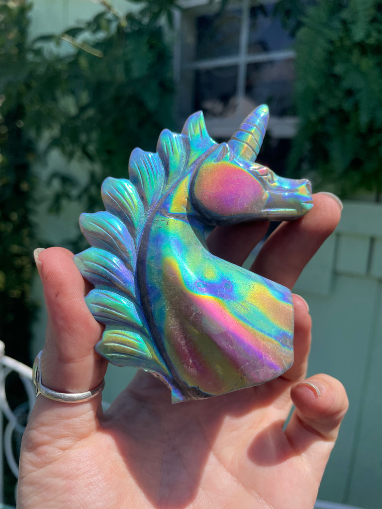 Aurafied Labradorite Unicorn