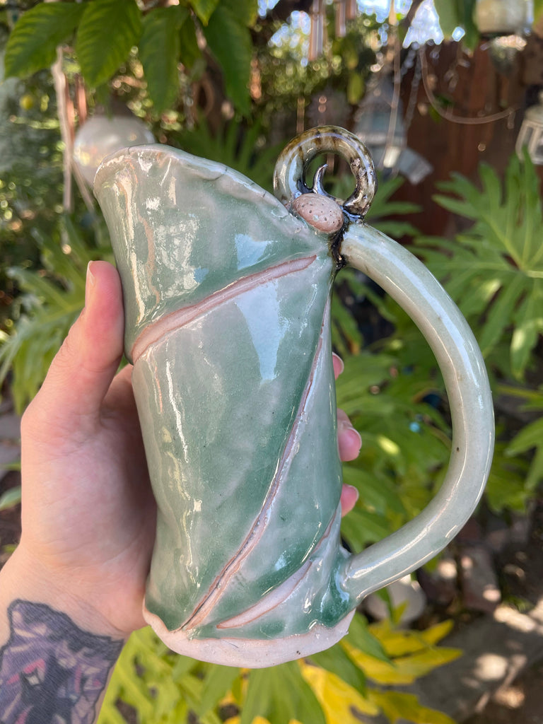 Ceramic Leaf Mug