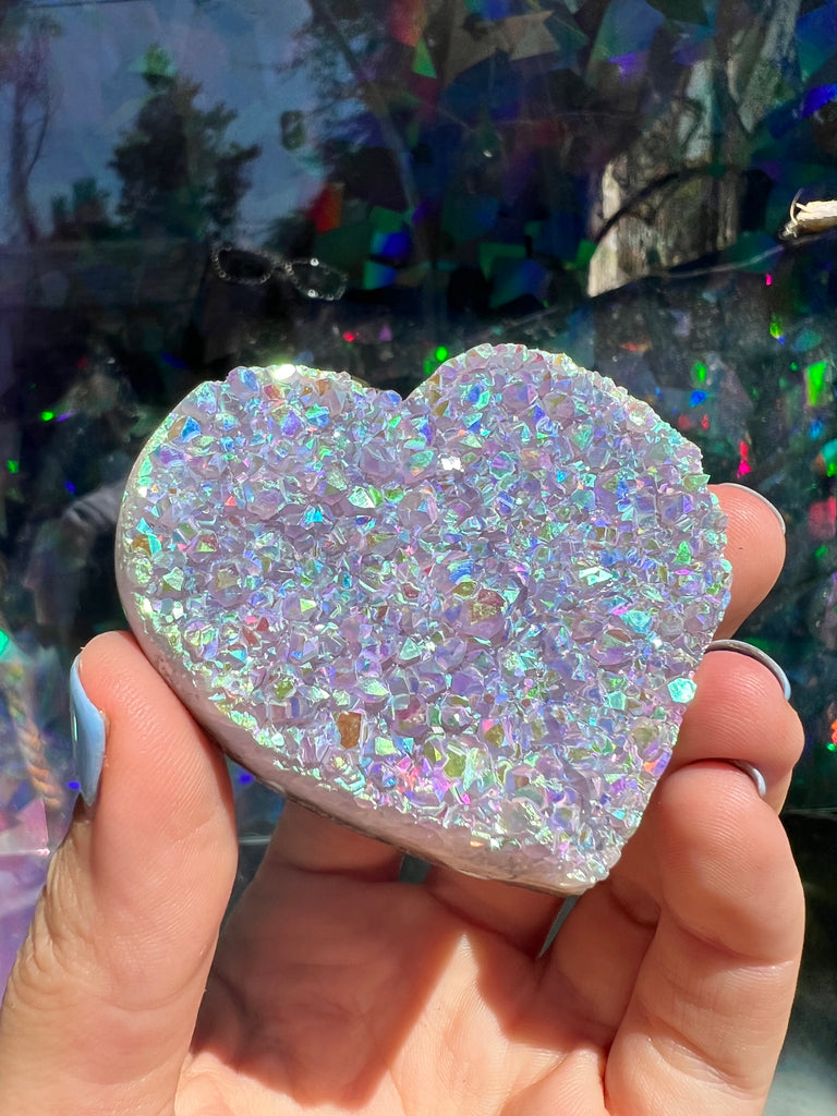 Aura Amethyst Heart no.3
