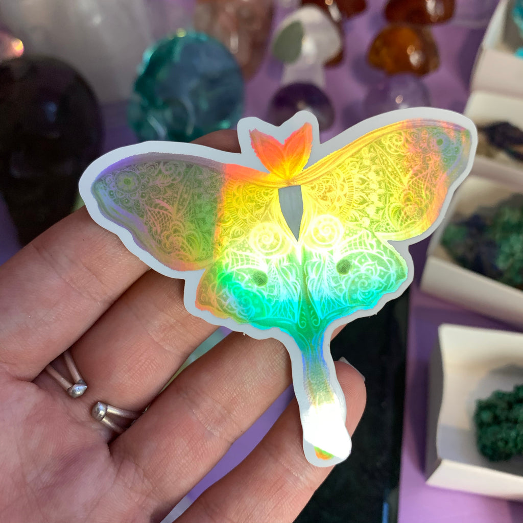 Mandala Luna Moth